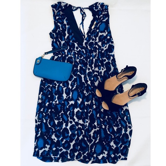 Jonathan Martin Dresses & Skirts - 🌷Blue Leopard Print Dress